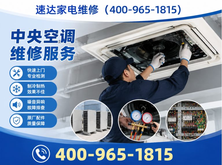 张家界中央空调维修展示图